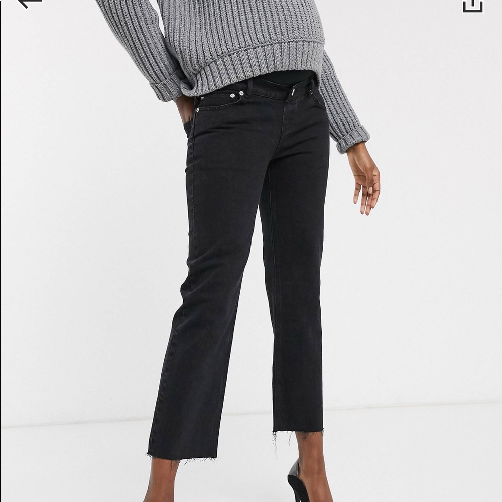 ASOS NWT* over bump maternity jeans - Picture 4 of 5